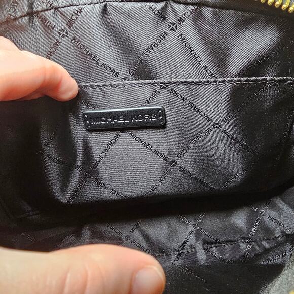 Michael Kors Jet Set Large Leopard Print Calf Hair Crossbody Bag - Picture 11 of 11